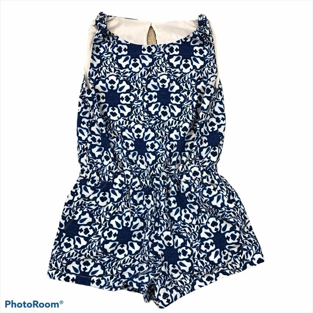 Girls Vineyard Vine‎ Tile Medallion Print Romper Sm